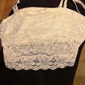 2/$20 Lace crop tank super hot!